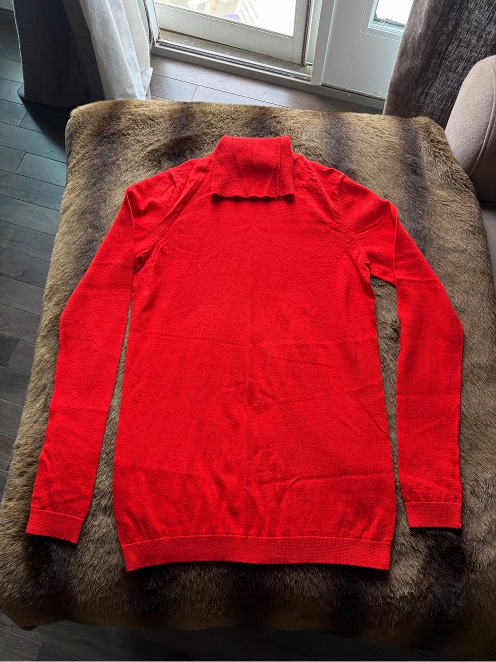 GAP Orange Lightweight Turtleneck Sweater